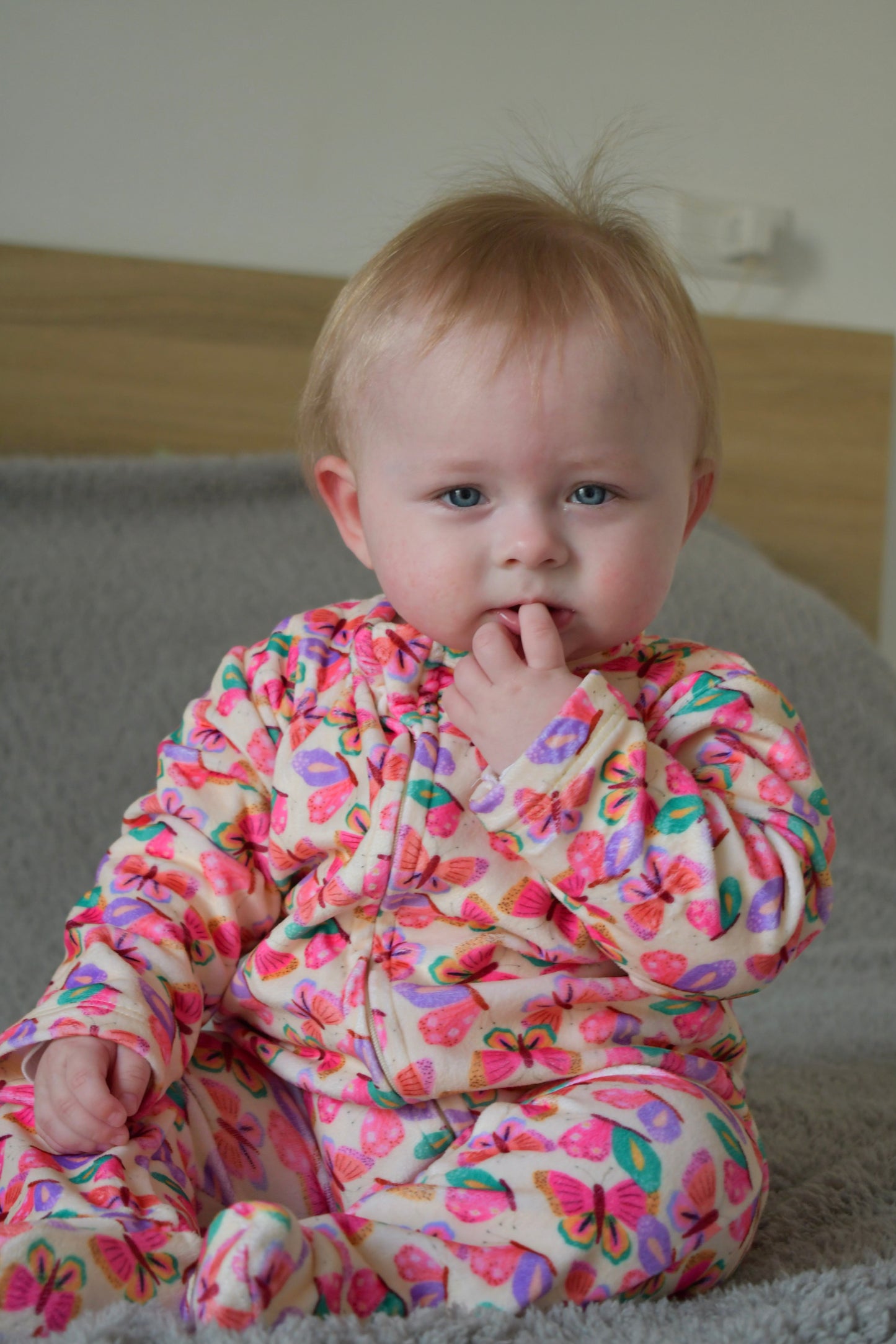 Butterfly Effect 2-way zipper Fleece Onesie