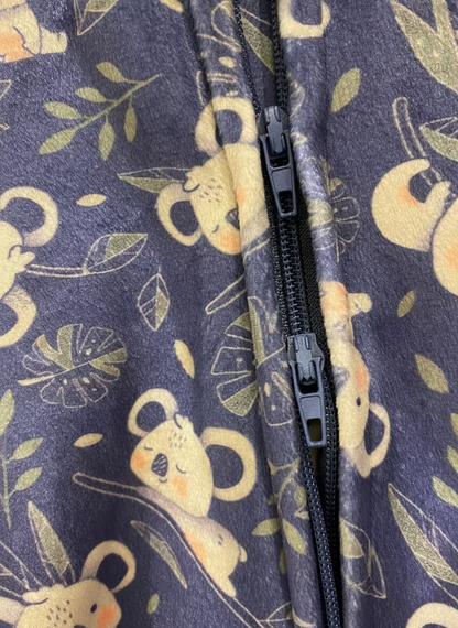 Turning Heads Koala 2-way zipper Fleece Onesie