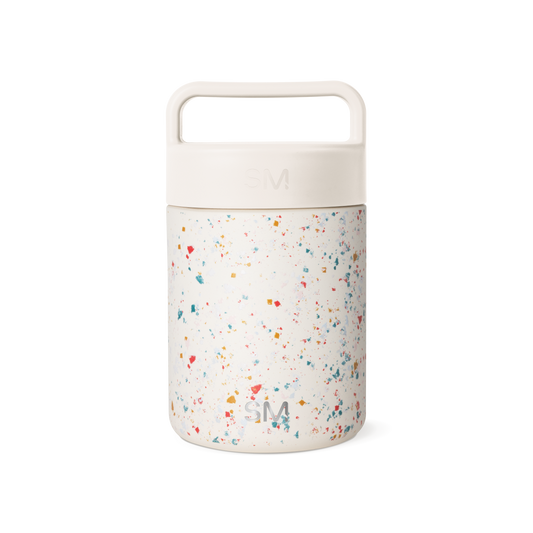Cream Terrazzo Provision Food Jar