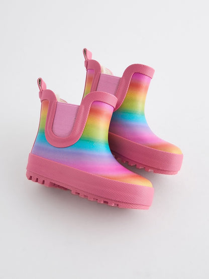 Multi Rainbow Chelsea Wellies