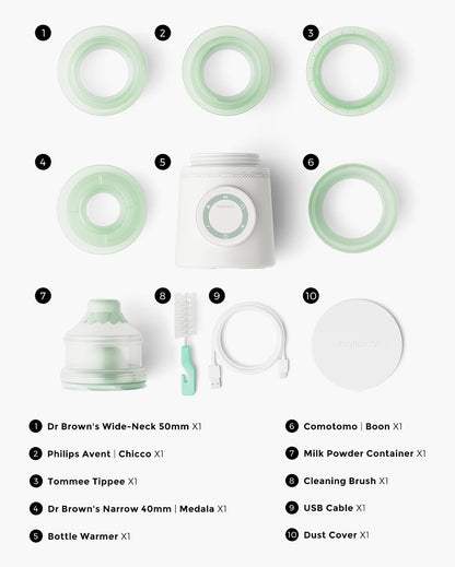 Cordless Portable Baby Bottle Warmer for Travel