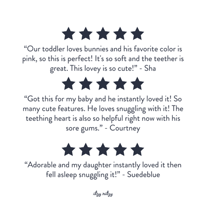 Itzy Lovey™ Plush and Teether Toy | Trevor the Puppy