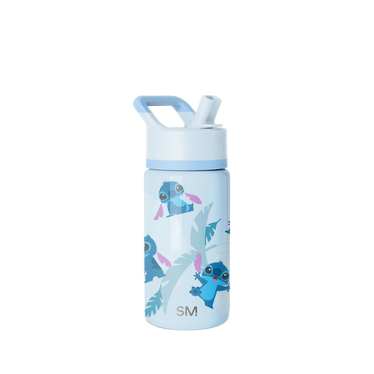 Summit Kids Water Bottle with Straw Lid, Tropical Stitch