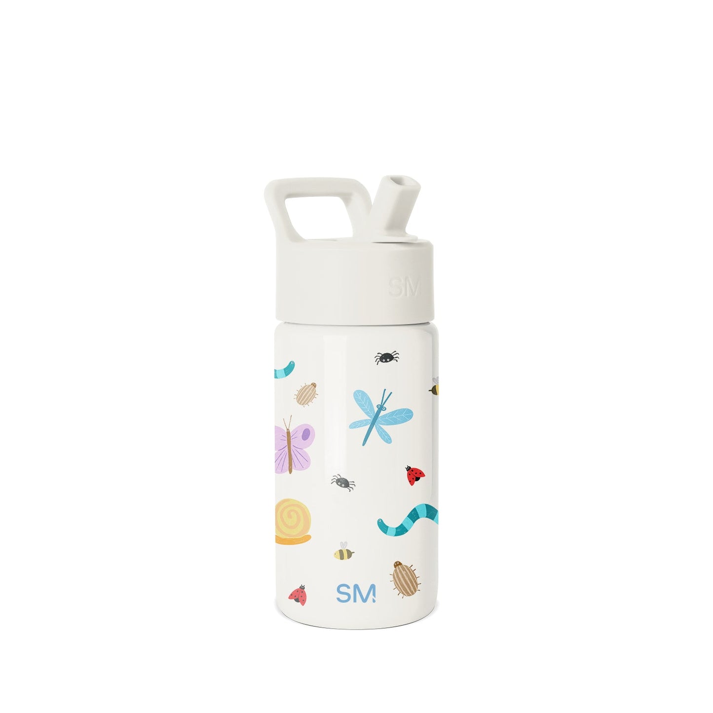 Summit Kids Water Bottle with Straw Lid, Cute Critters