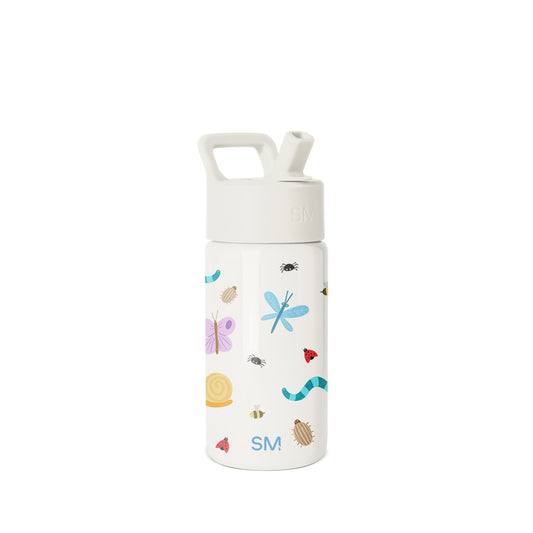Summit Kids Water Bottle with Straw Lid, Cute Critters