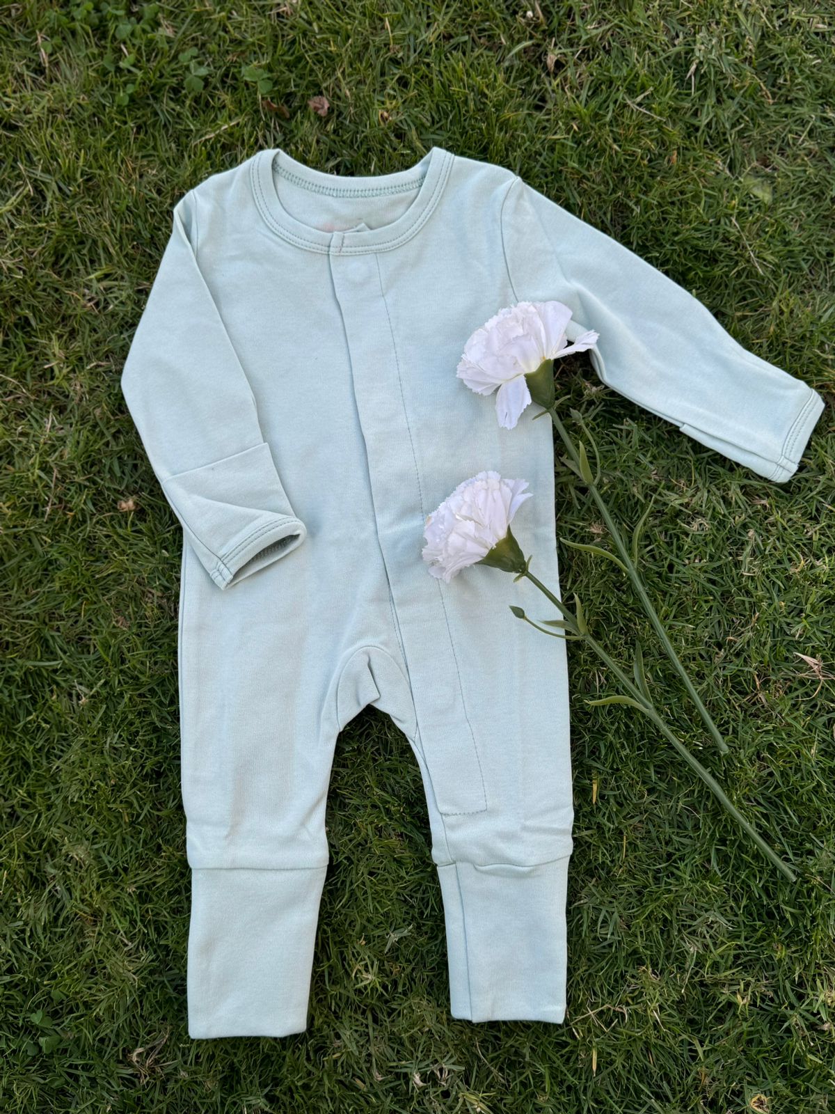 Grow with me magnetic coverall | Sage