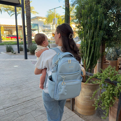 Teddy Blue Boss Plus™ Backpack Diaper Bag