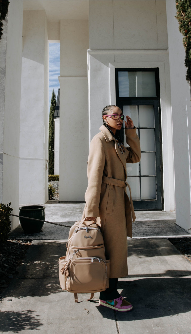 Chai Latte Boss Plus™ Backpack Diaper Bag