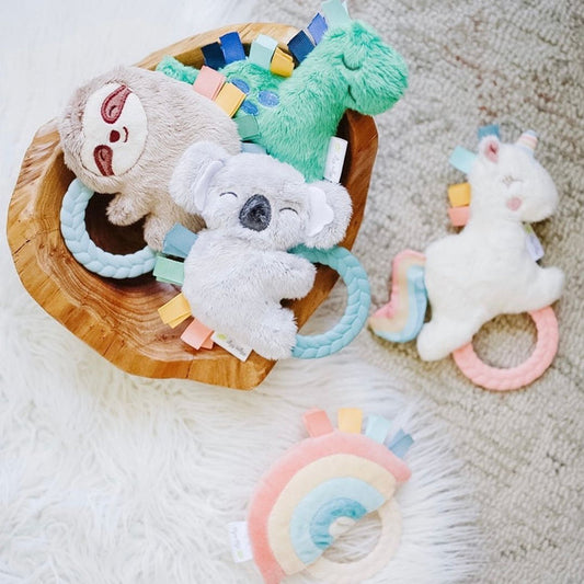 Ritzy Rattle Pal™ Plush Rattle Pal with Teether
