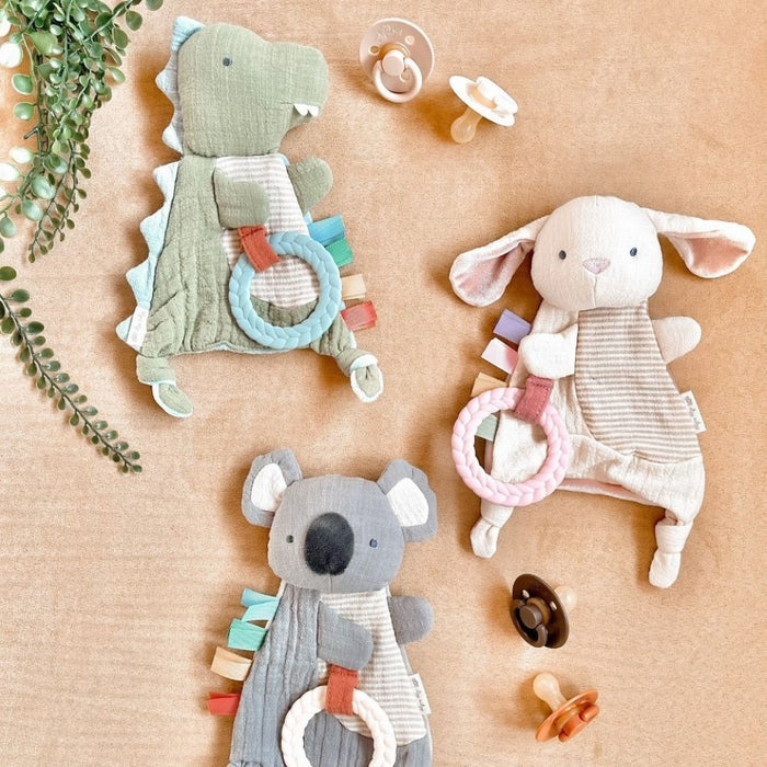 Bitzy Crinkle™ Sensory Crinkle Toy with Teether