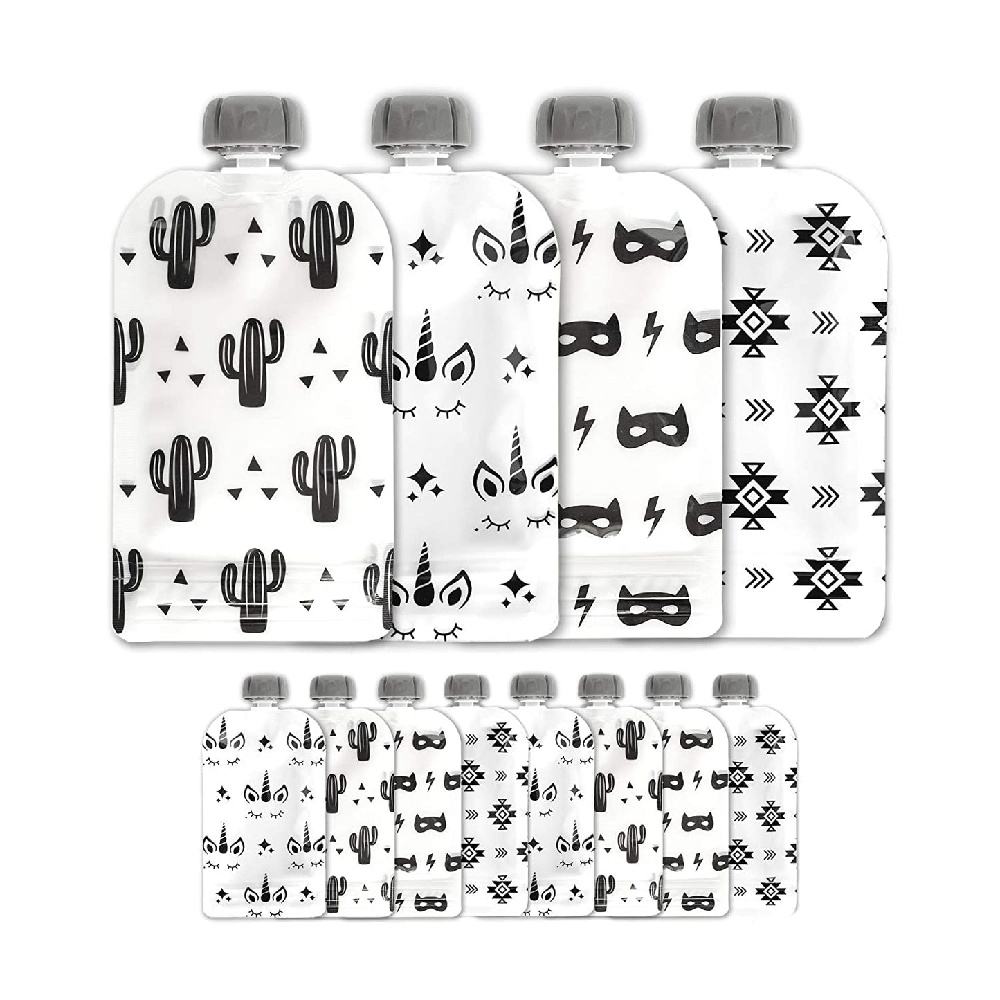 Hippypotamus Reusable Baby Food Pouches