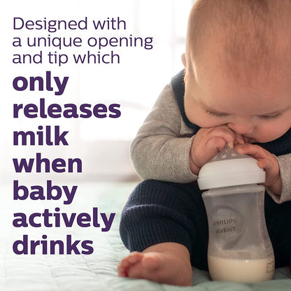 Philips Avent Glass Natural Bottle with Natural Response Nipple