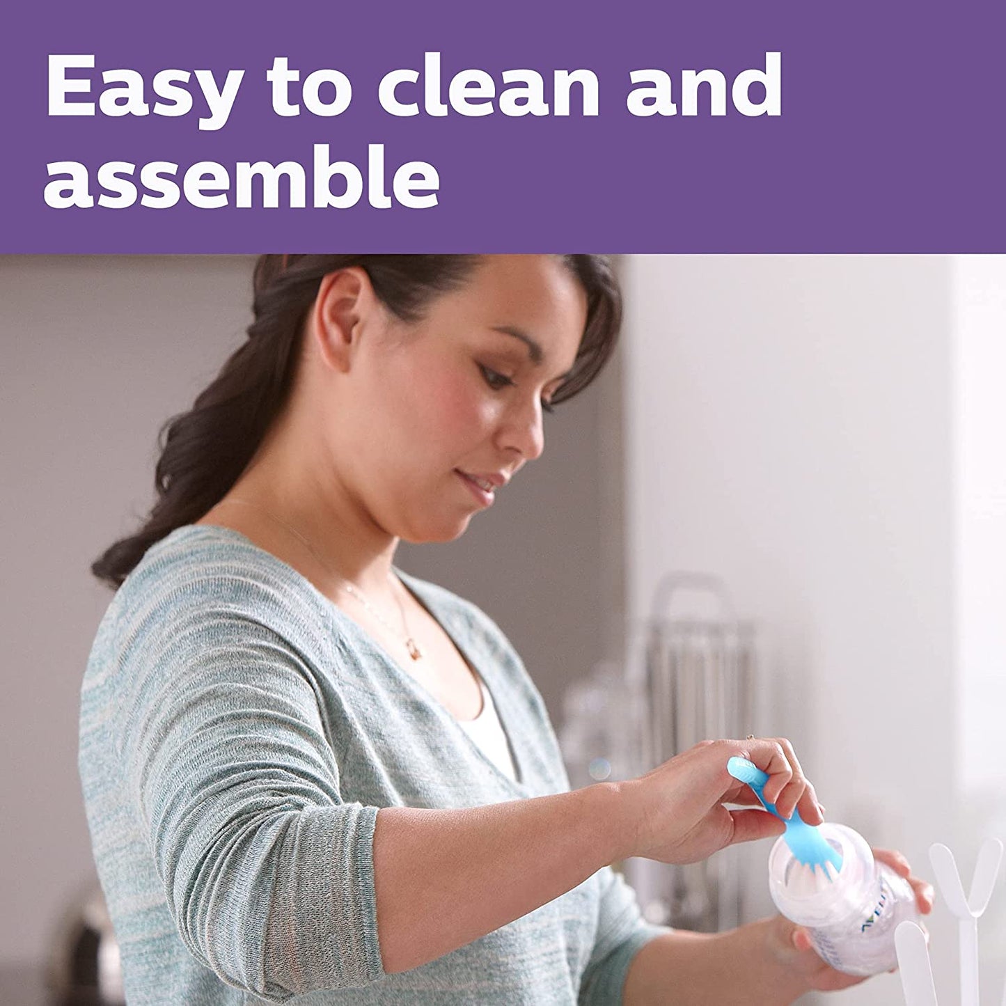 Philips Avent Glass Natural Bottle with Natural Response Nipple