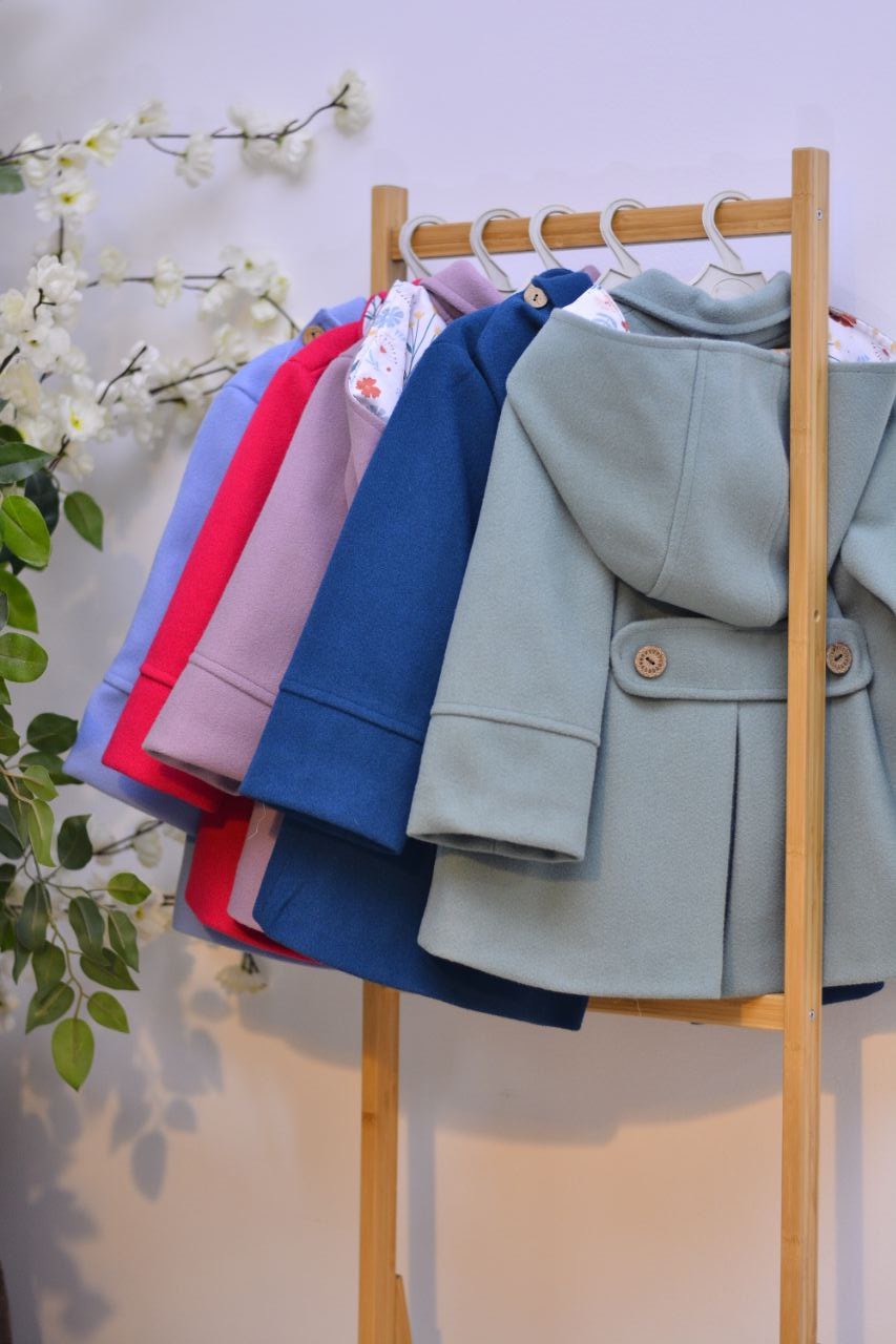 Quilted Coat with soft floral print