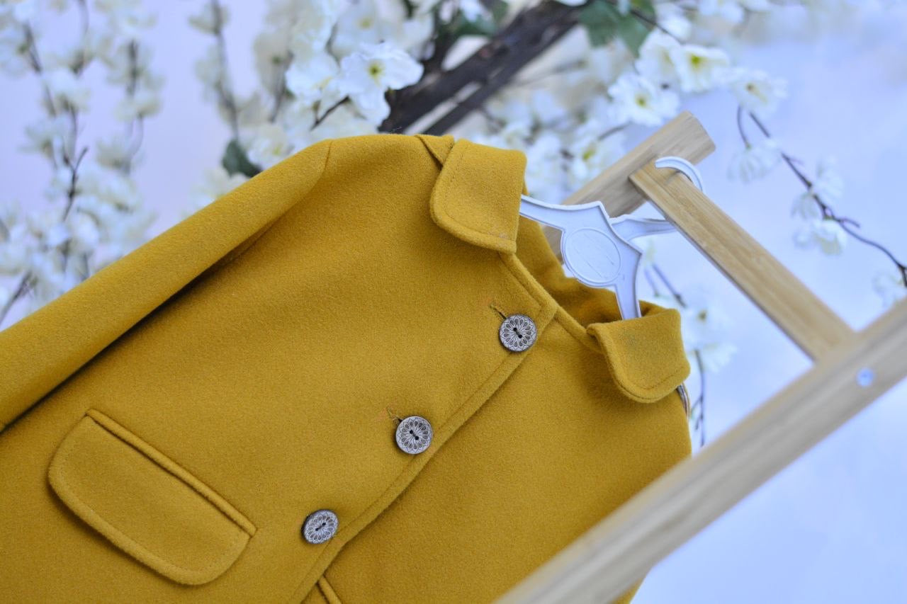 Quilted Coat with soft floral print