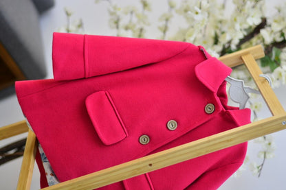 Quilted Coat with soft floral print